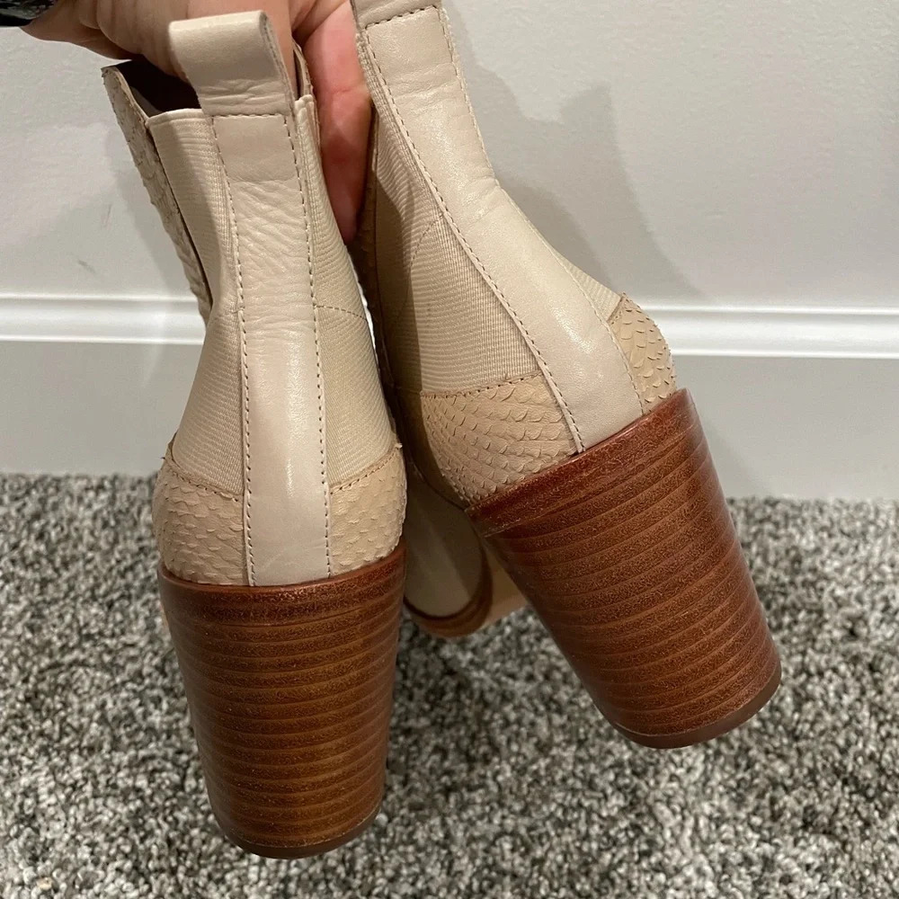Pour La Victoire Willux women's leather heeled boots, size 8.5 - Picture 7 of 14